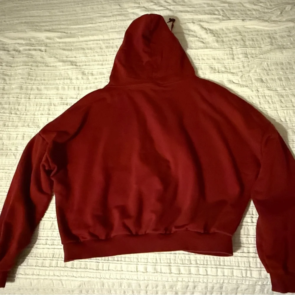 POPFLEX Deep Red Hoodie - Picture 5 of 5
